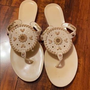 Jelly flip flops